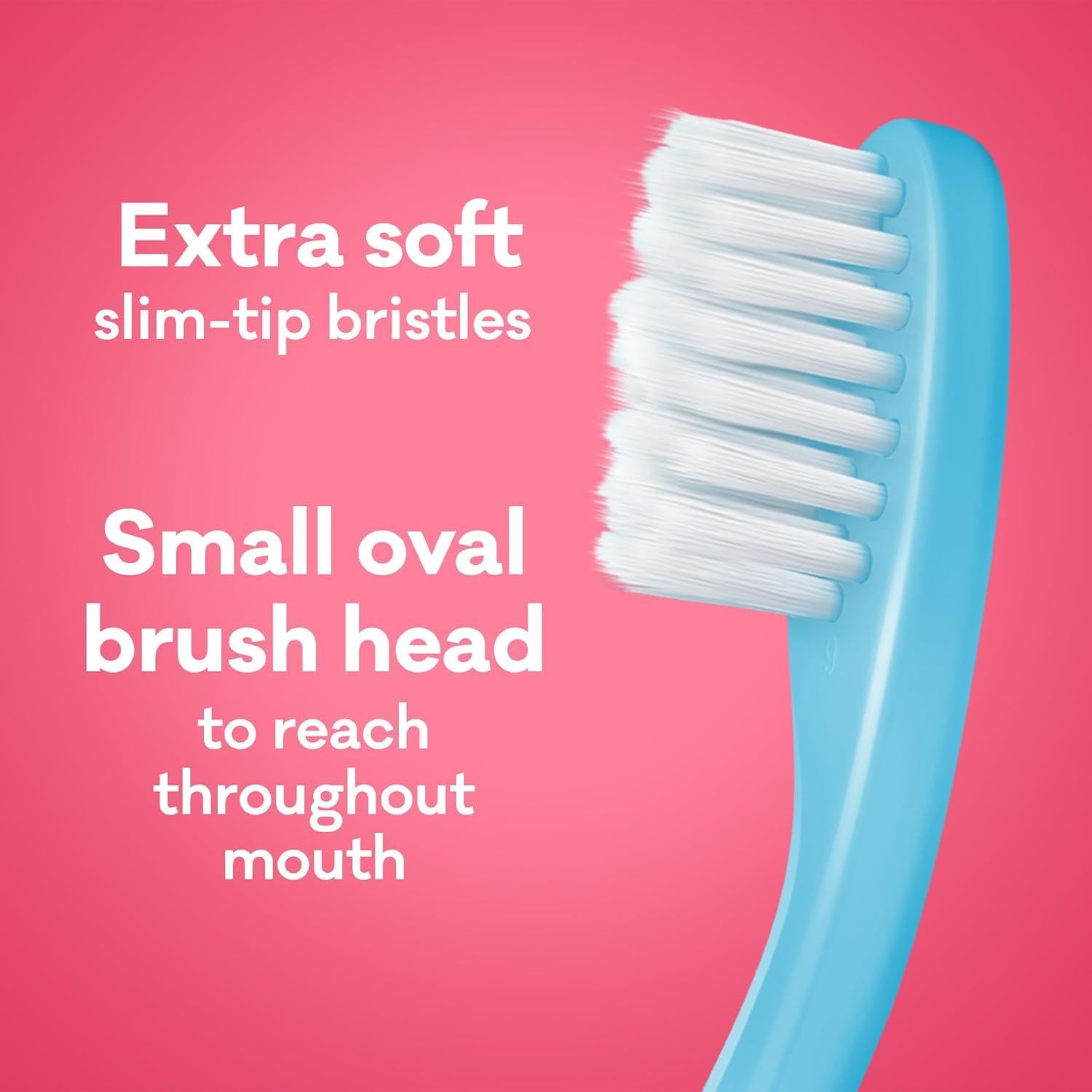 Cepillo de Dientes Grin Kids 100% Reciclado Extra Suave 4 Unidades Azul