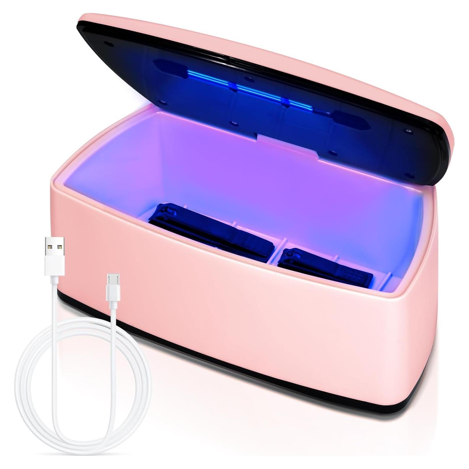 Esterilizador de Herramientas de Uñas LXIANGN USB 1L Rosa
