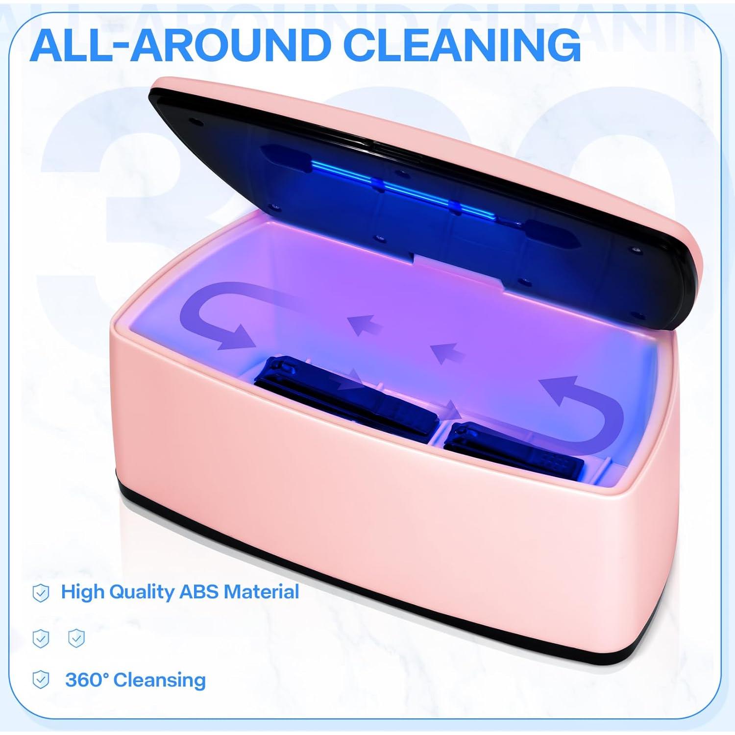 Esterilizador de Herramientas de Uñas LXIANGN USB 1L Rosa