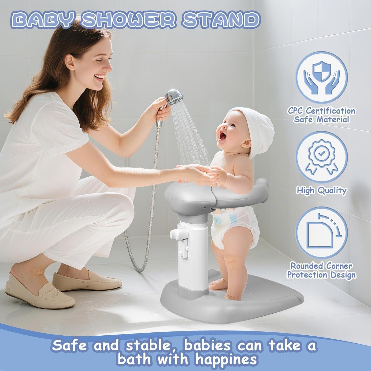Soporte de Baño Ajustable VIDUTC para Bebés 6-36 Meses