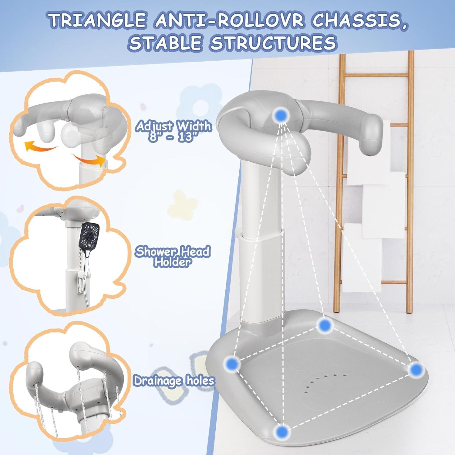 Soporte de Baño Ajustable VIDUTC para Bebés 6-36 Meses