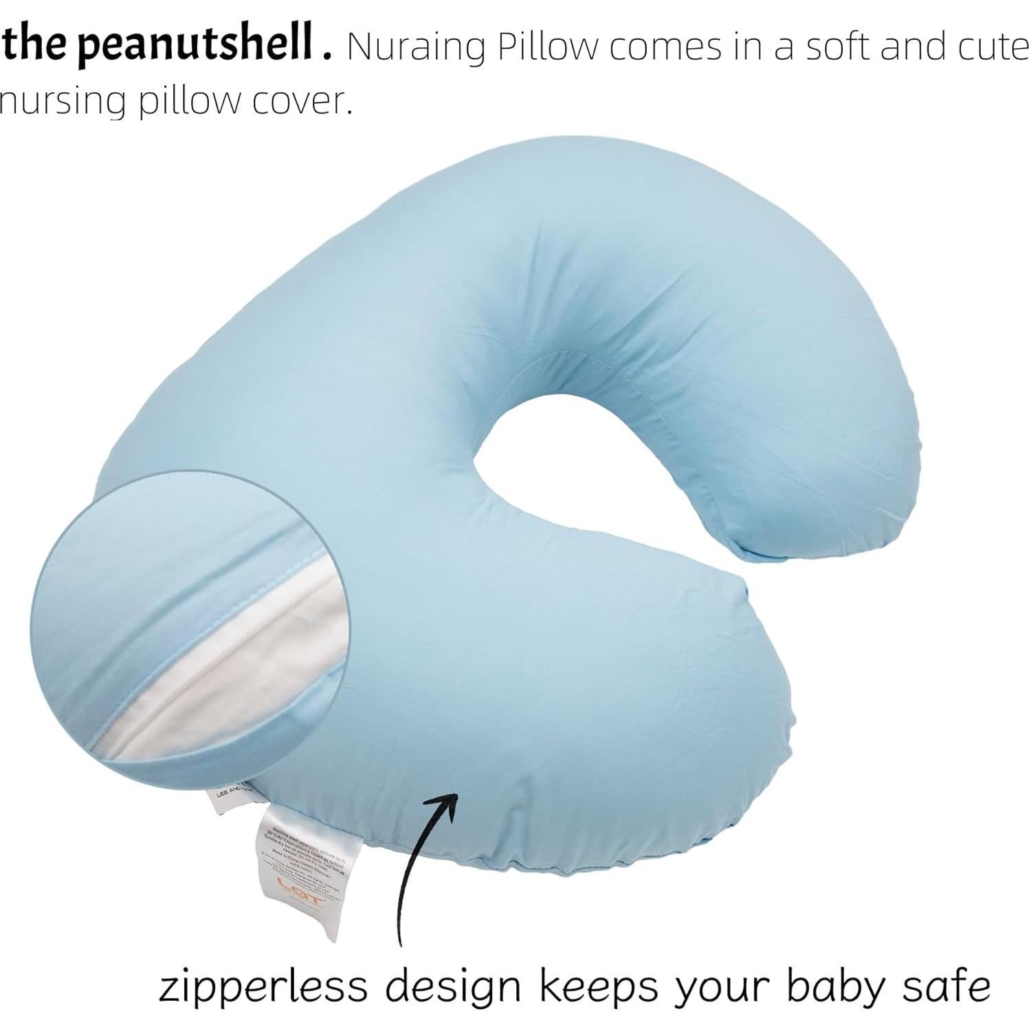 Cojín de Lactancia LAT 56x38 cm Algodón Desmontable Azul