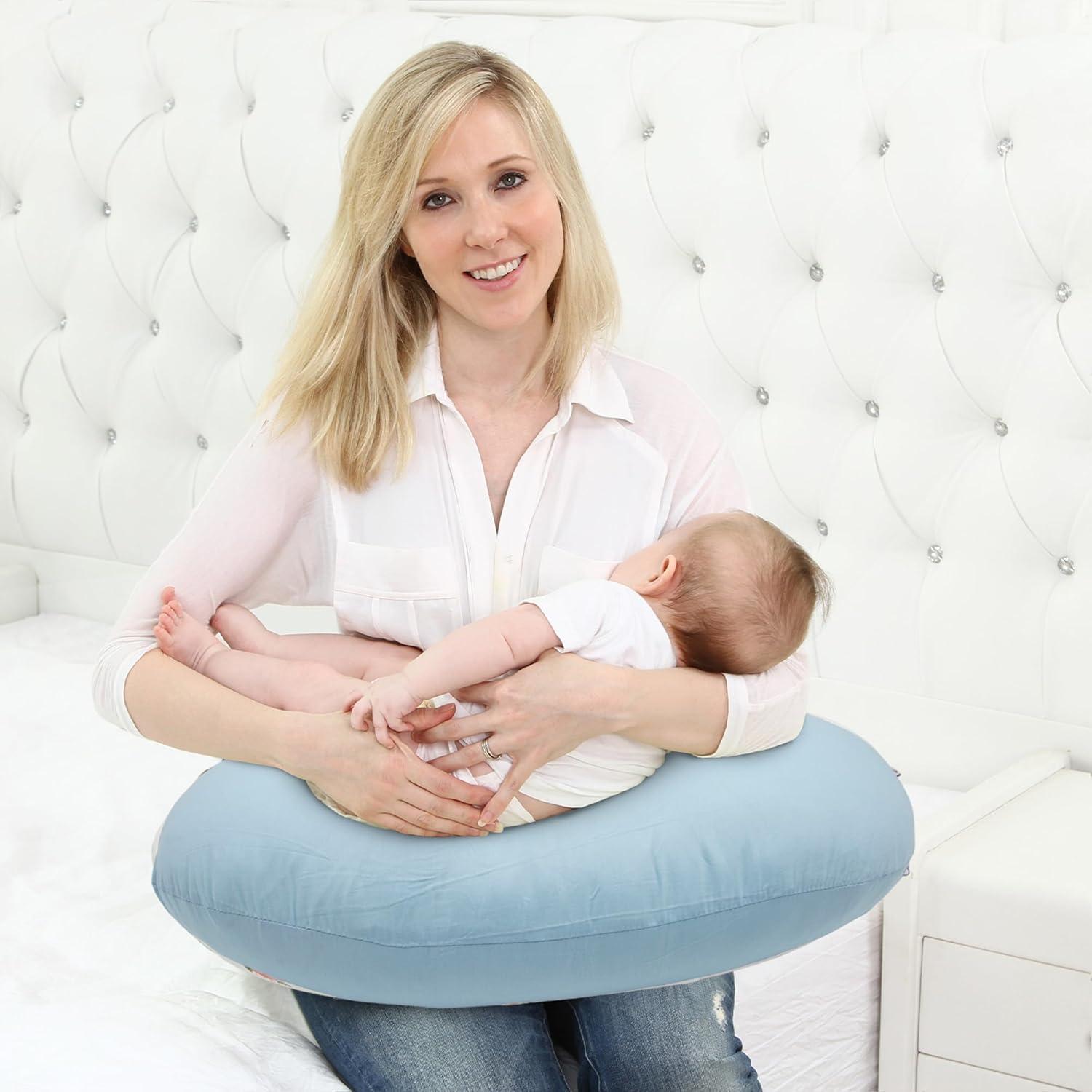 Cojín de Lactancia LAT 56x38 cm Algodón Desmontable Azul