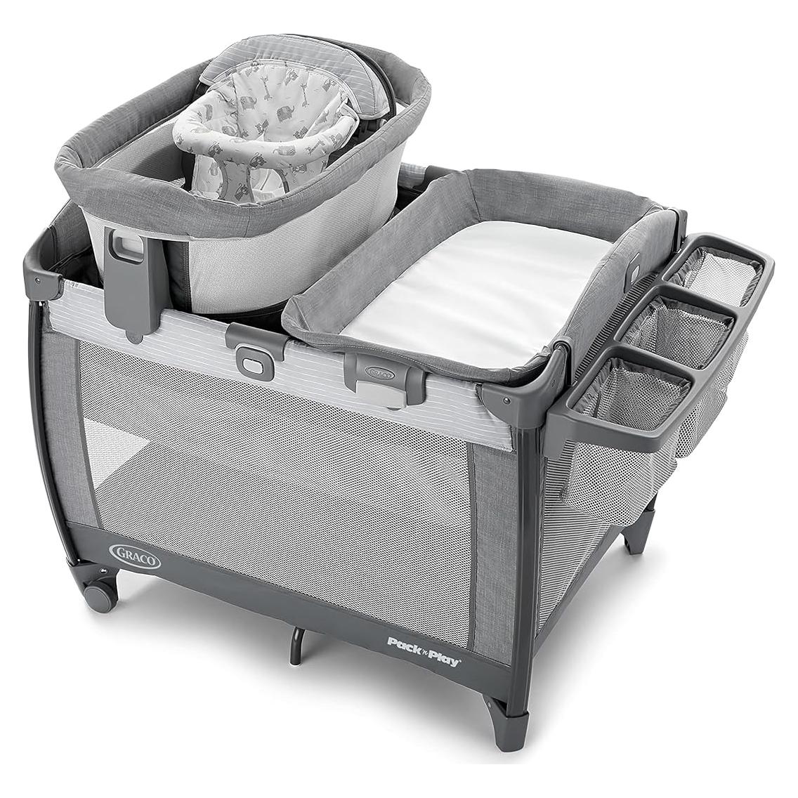 Cuna portátil Graco Pack 'n Play Sit 'N Grow Lenny 96.5x74.9cm