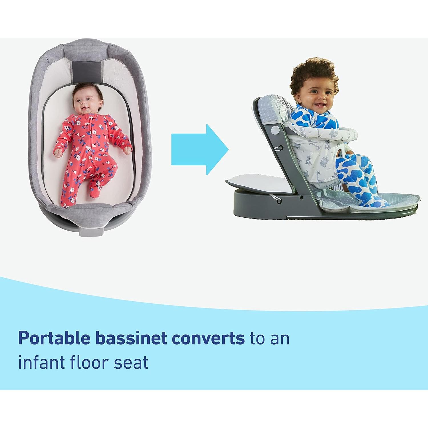 Cuna portátil Graco Pack 'n Play Sit 'N Grow Lenny 96.5x74.9cm