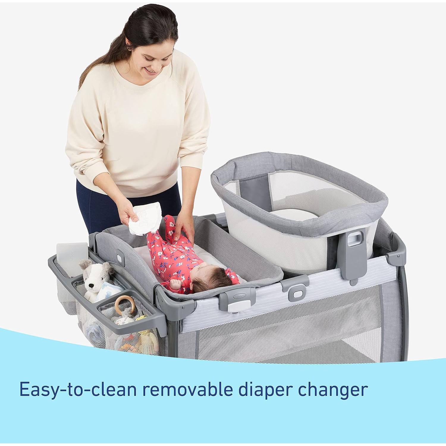 Cuna portátil Graco Pack 'n Play Sit 'N Grow Lenny 96.5x74.9cm