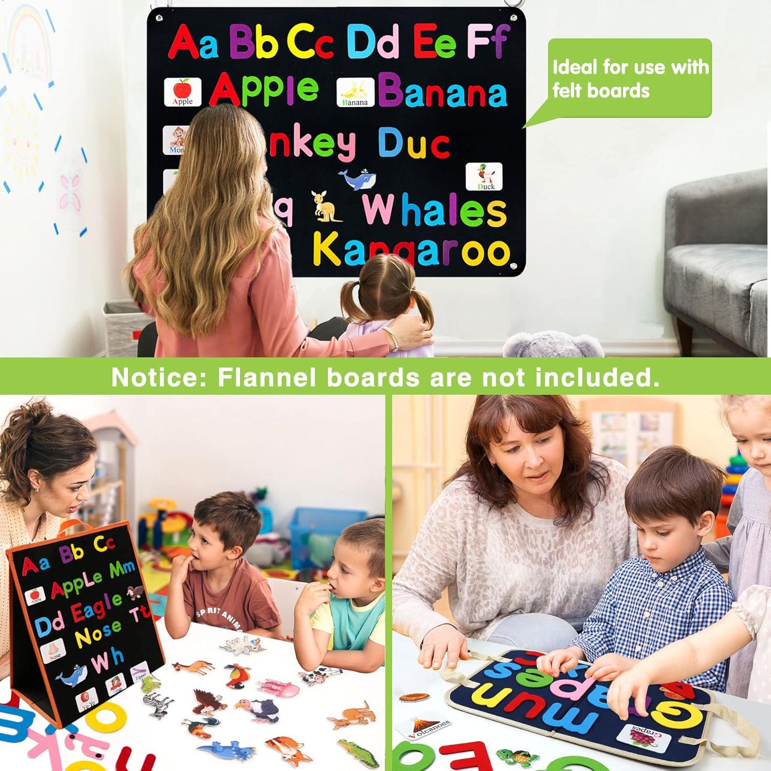 Juguetes de Aprendizaje Craftstory 130 Pcs Alfabeto Montessori