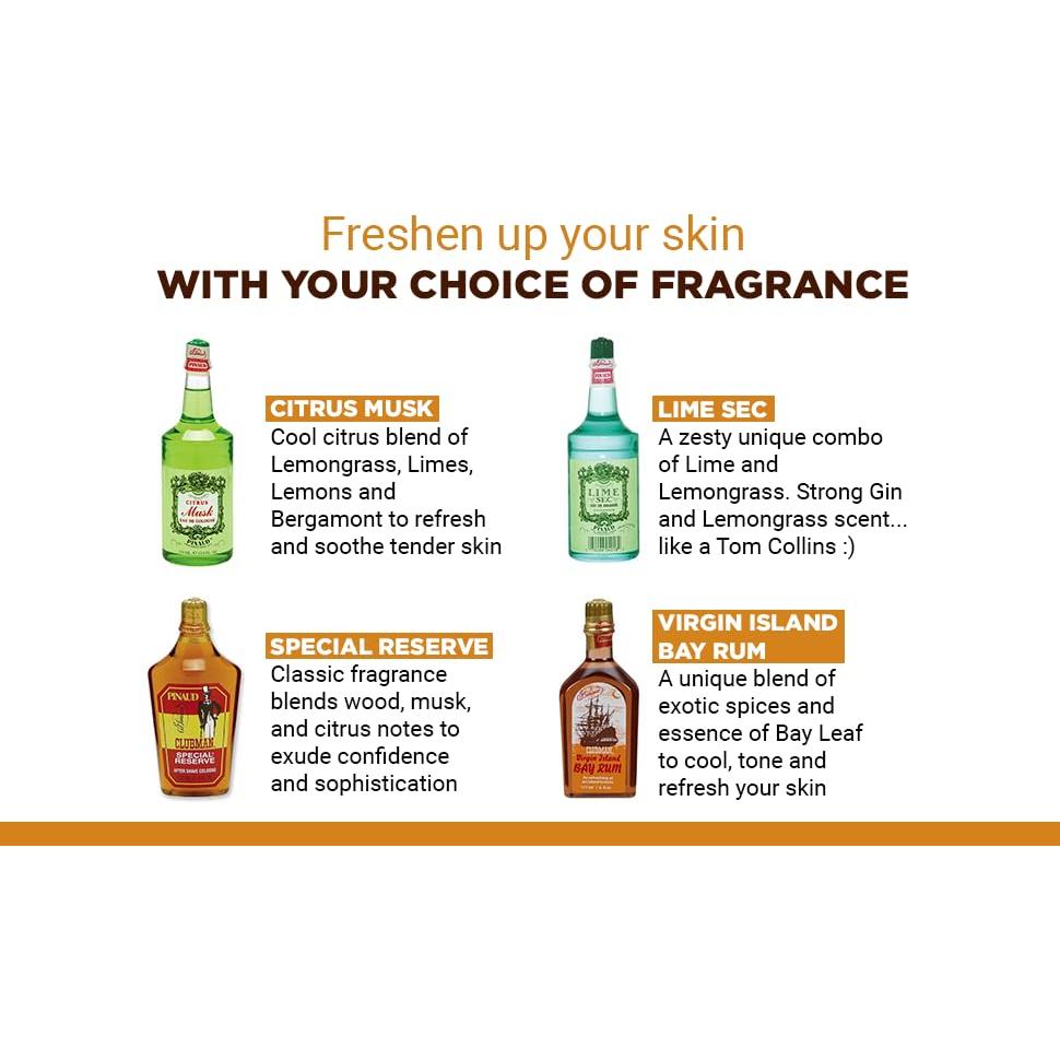 Colonia de Afeitar Clubman Pinaud Ron de Bahía 177 ml