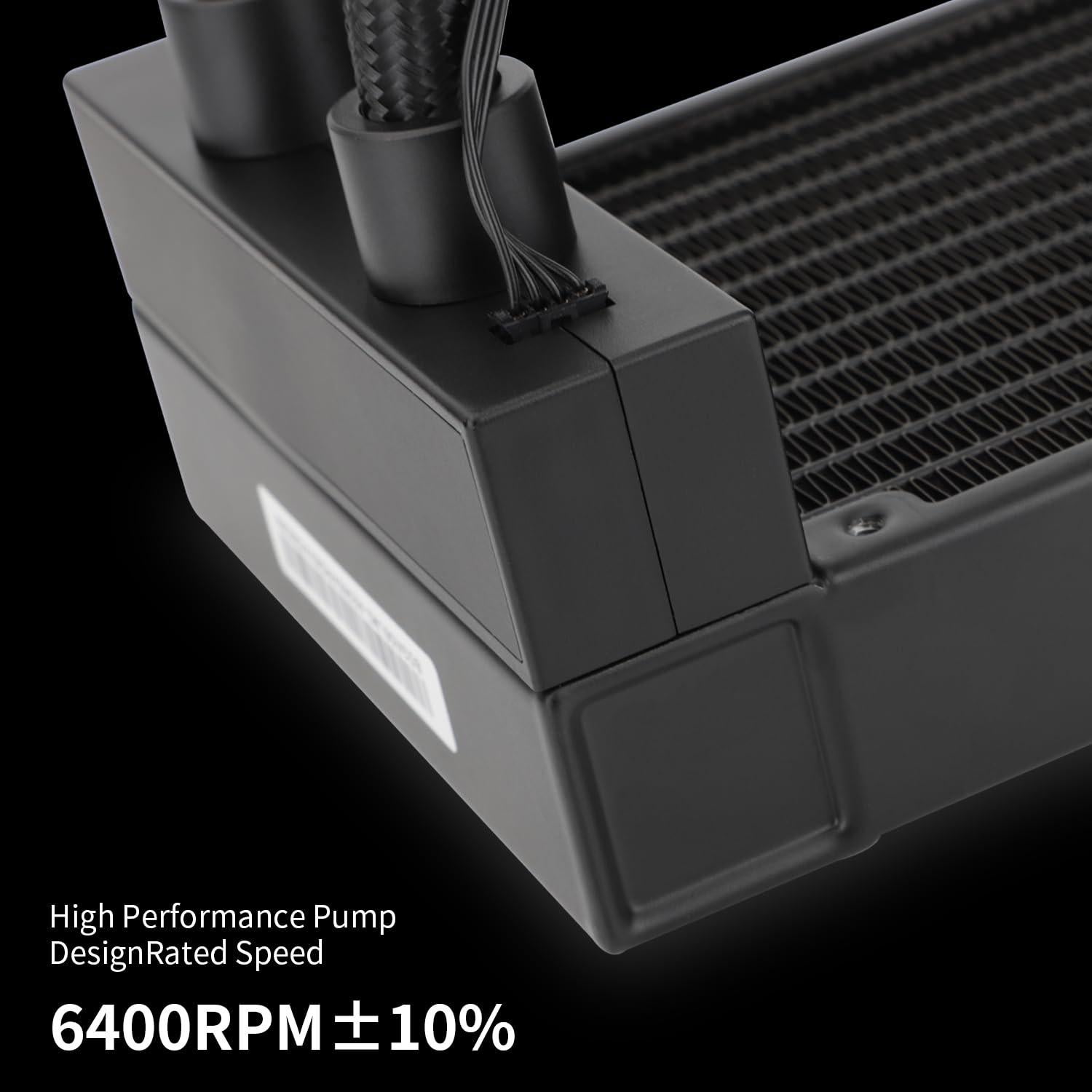 Enfriador de Agua para CPU THERMALRIGHT FW360 Negro ARGB 3 Ventiladores