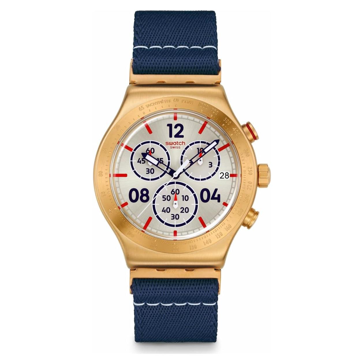 Reloj Casual Unisex Swatch Verde 43mm Acero Inoxidable