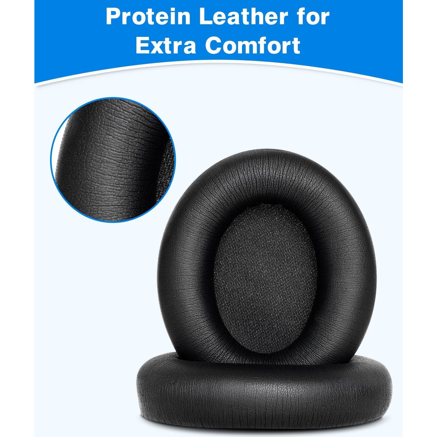 Almohadillas de Reemplazo Link Dream para Beats Studio Pro - Espuma de Memoria, Aislamiento de Ruido, Color Negro