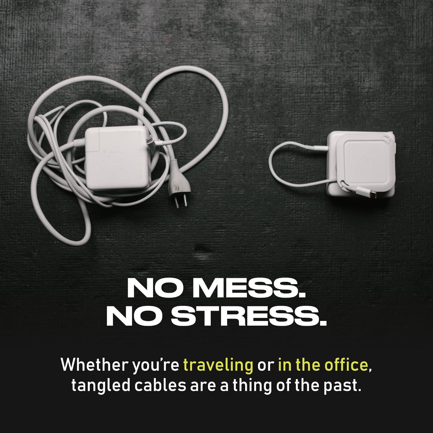 Organizador de Cargador Fuse Reel Side Kick Blanco 60W