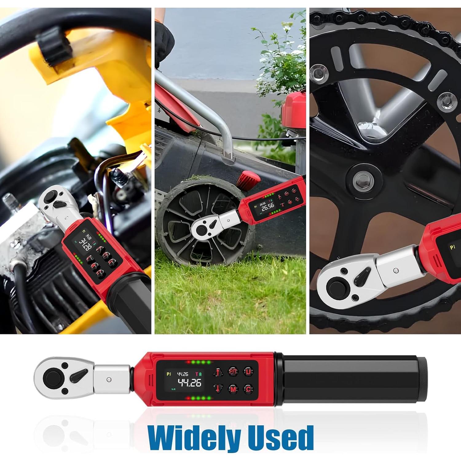 Llave de Torque Digital ANPUDS 0.9-60 Nm Ajustable 3/8"