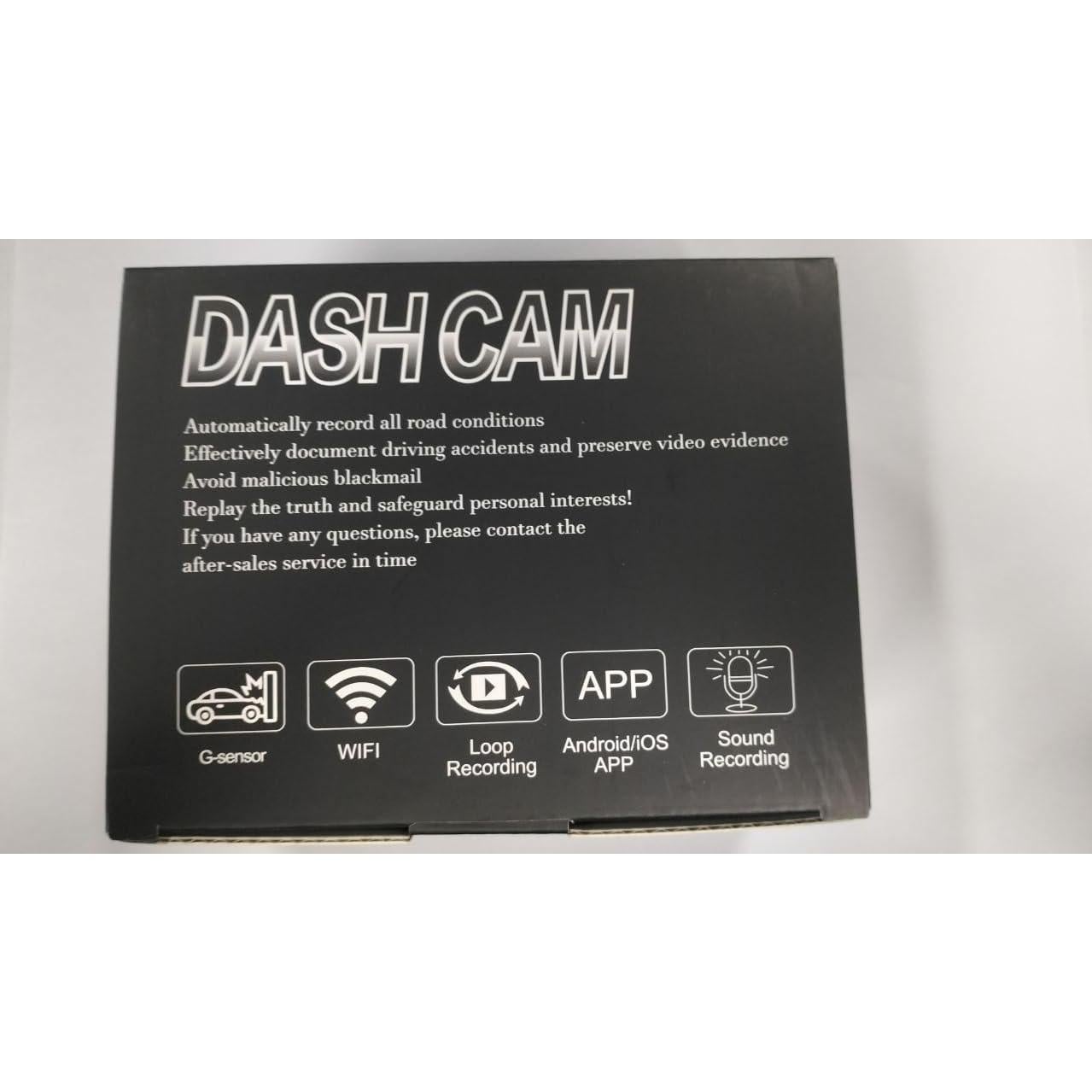 Cámara de tablero 4K Zhiroad con WiFi y visión nocturna