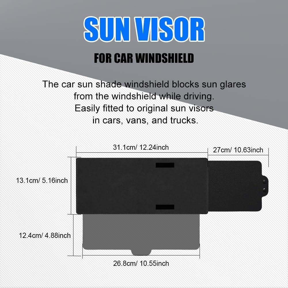 Extensor de Visera Solar HAOBO Polarizado para Coche - Antirreflejo