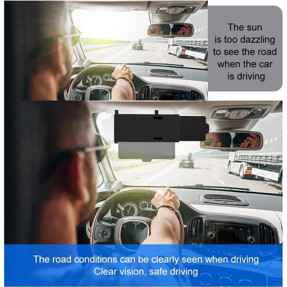 Extensor de Visera Solar HAOBO Polarizado para Coche - Antirreflejo