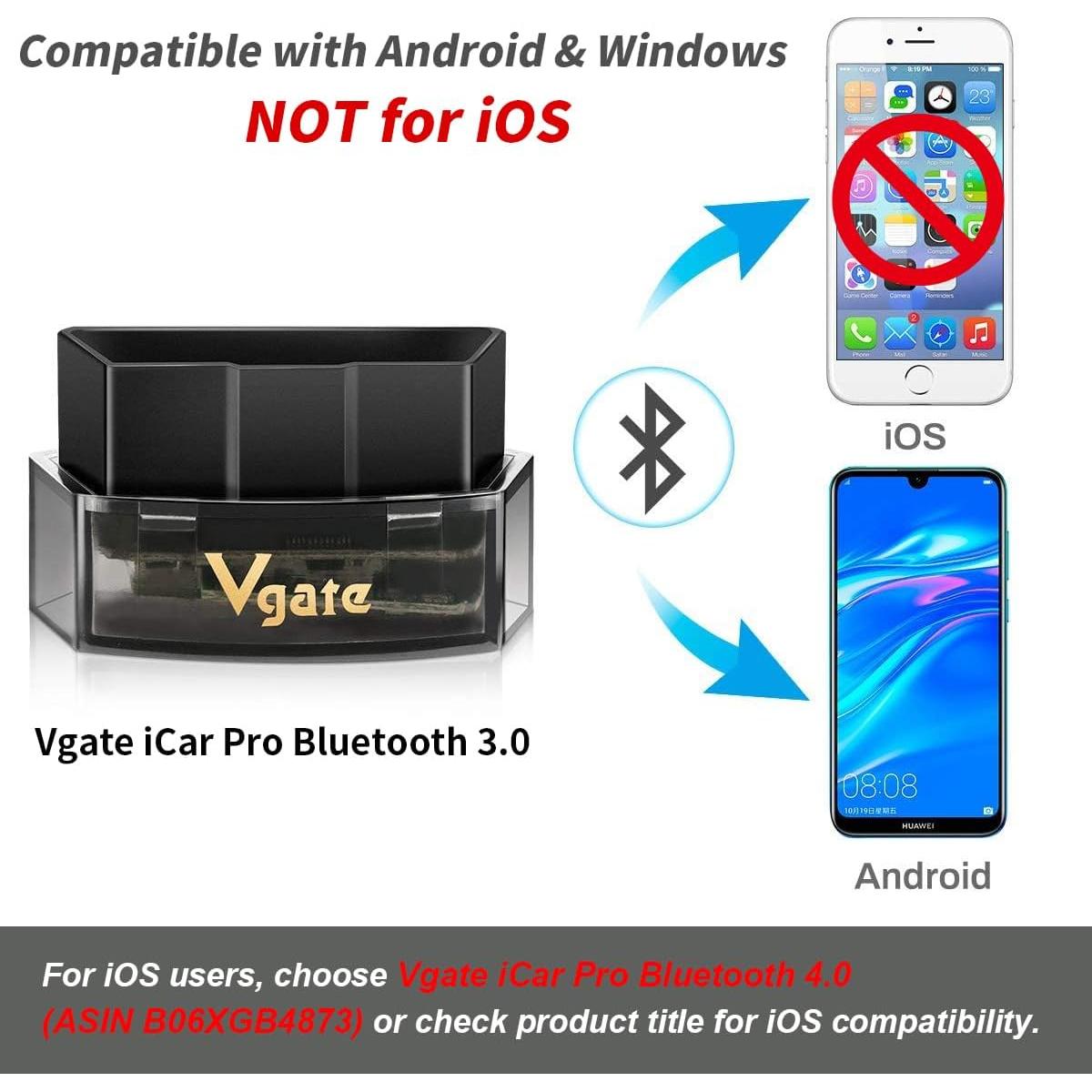Escáner OBD2 Vgate iCar Pro Bluetooth 3.0 para Android