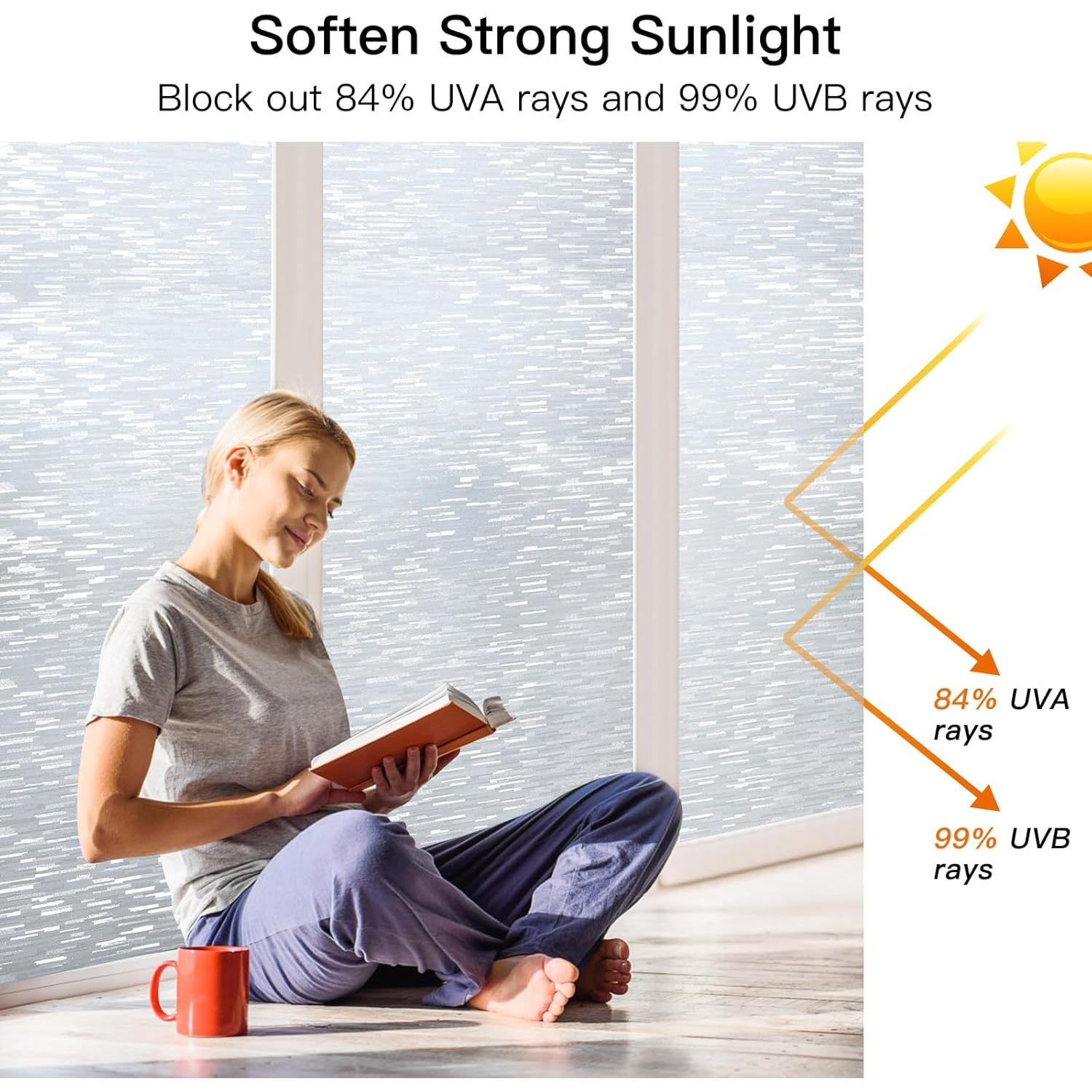 Película de Privacidad DOWELL 44.5x150 cm Vinilo Esmerilado