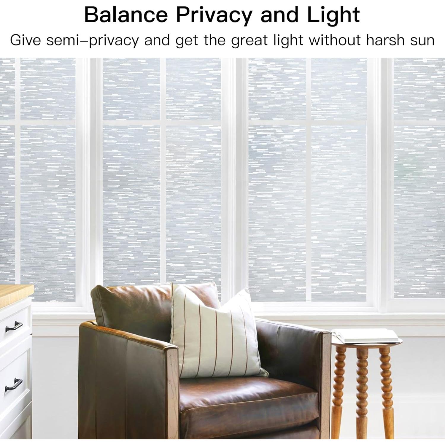 Película de Privacidad DOWELL 44.5x150 cm Vinilo Esmerilado