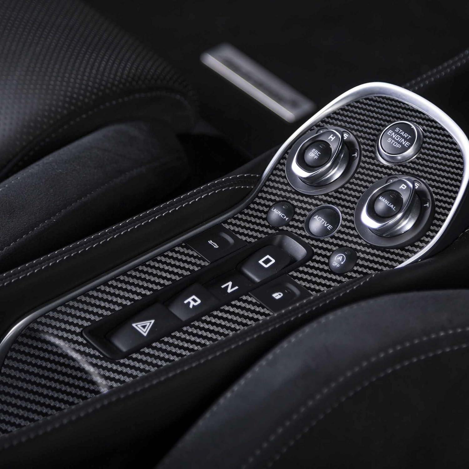 Vinilo de Fibra de Carbono 3D Yescom 152x1500 cm Negro