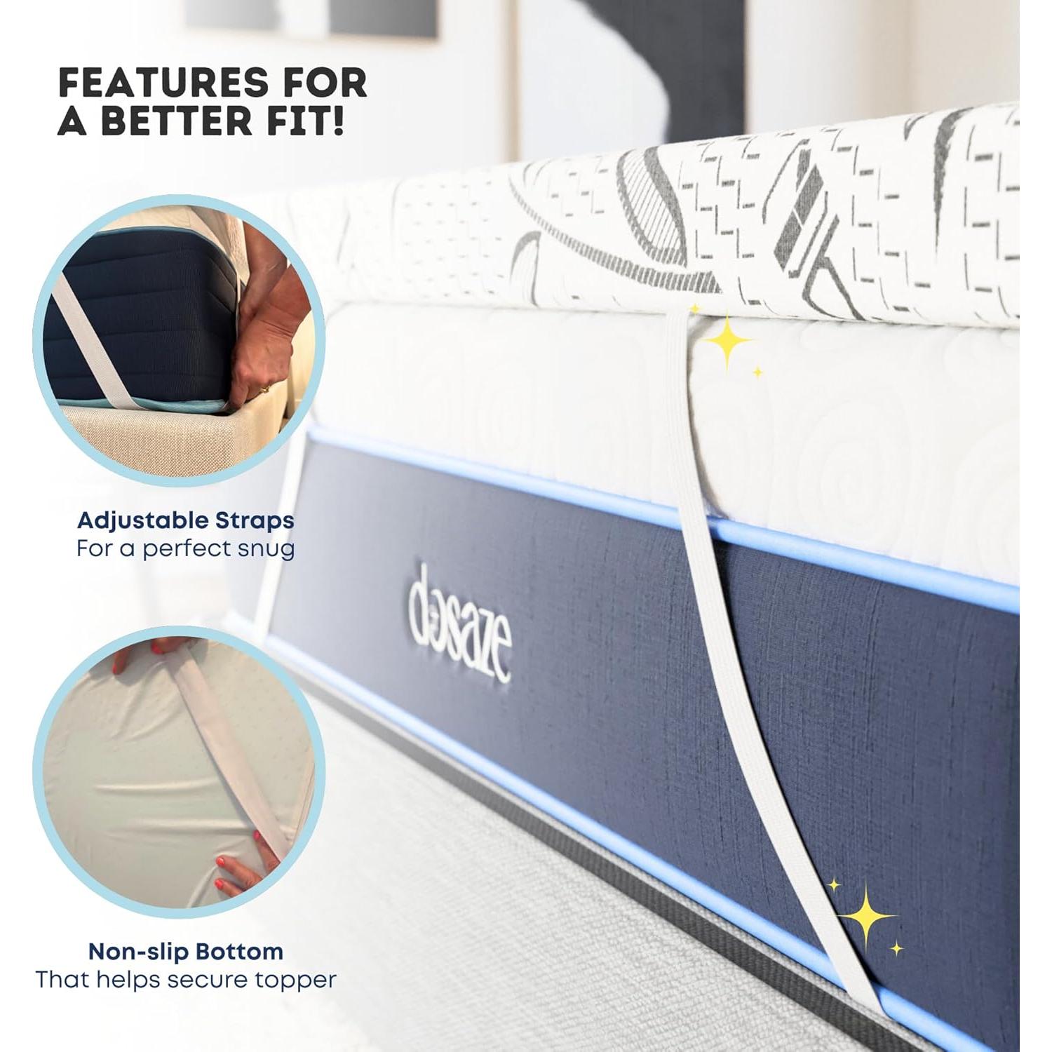 Colchón Viscoelástico Dosaze DreamAlign Individual 7.6 cm Alivio Espalda