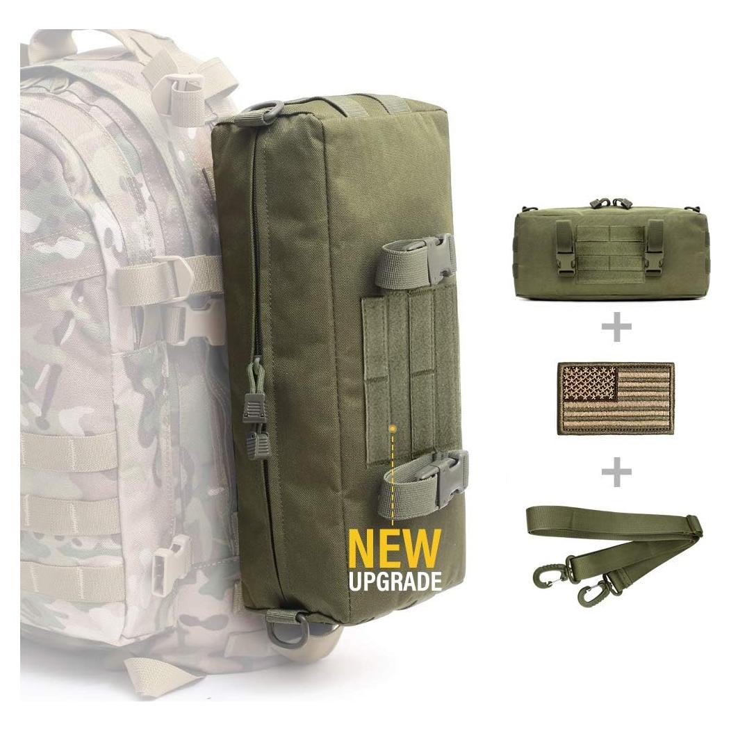 Bolsa Táctica WYNEX Molle Verde Militar 5L con Correa