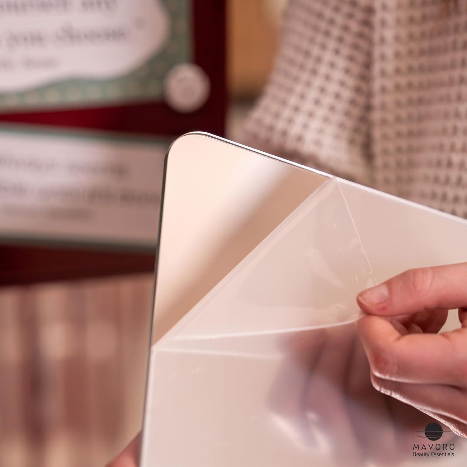 Espejo Magnético Irrompible Mavoro 17.8x22.9 cm para Taquillas