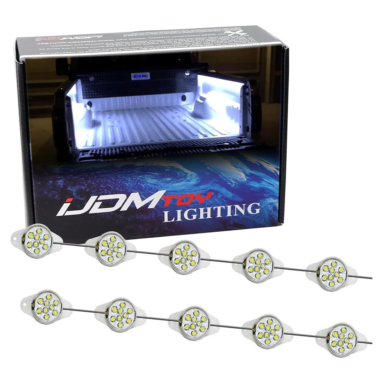 Kit de Iluminación LED iJDMTOY para Carga de Camiones 10 Piezas