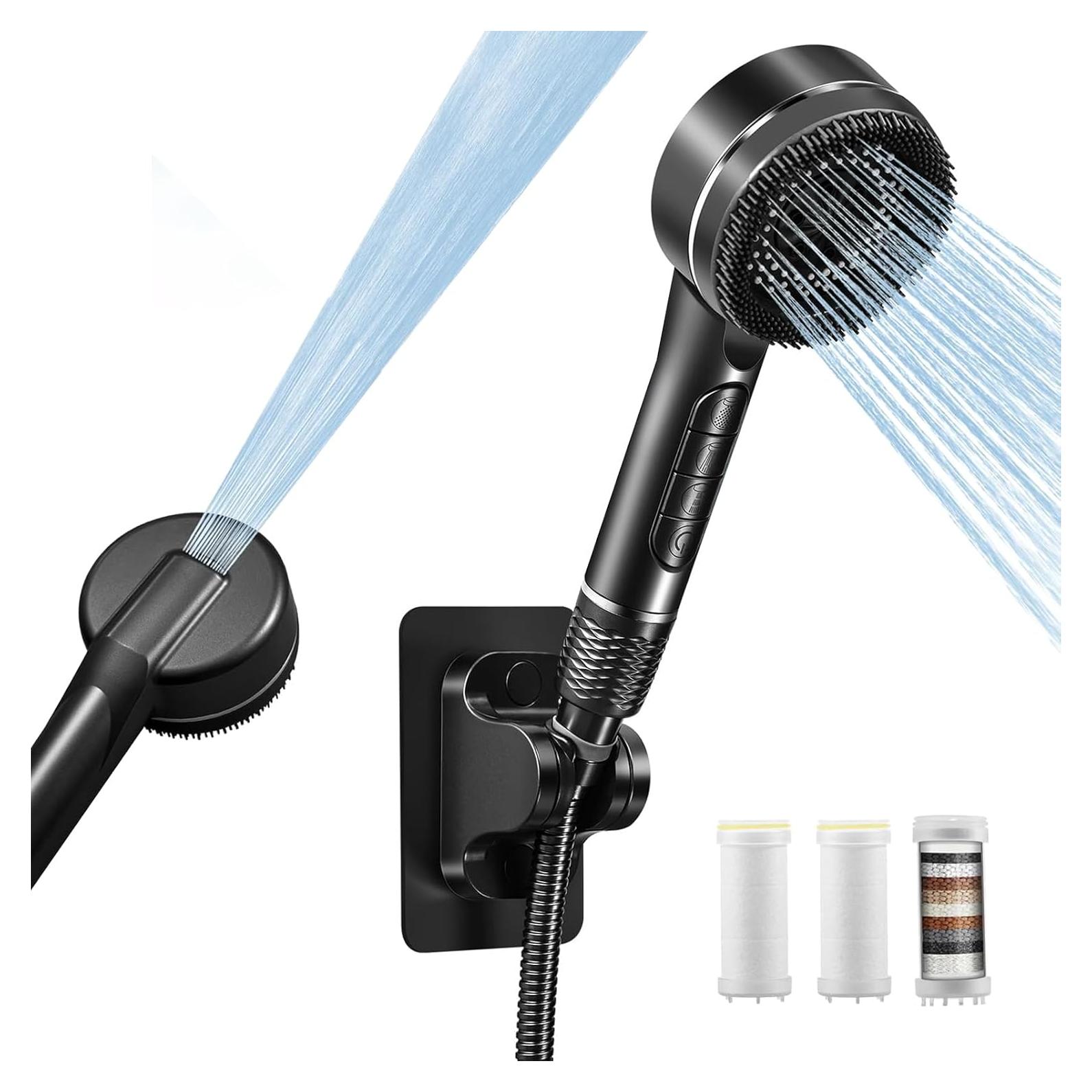 Cabezal de Ducha Filtrado CHOUPIJIANG 4 Modos Alta Presión 8.89 cm