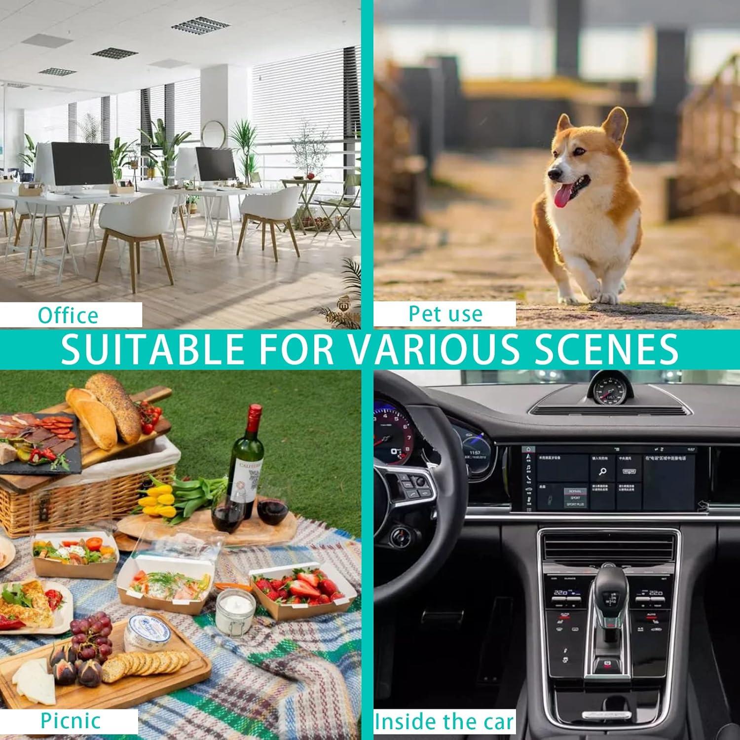 Mini Bolsas de Basura 0.5 Gal GWZiehory, 300 Unidades, Negro