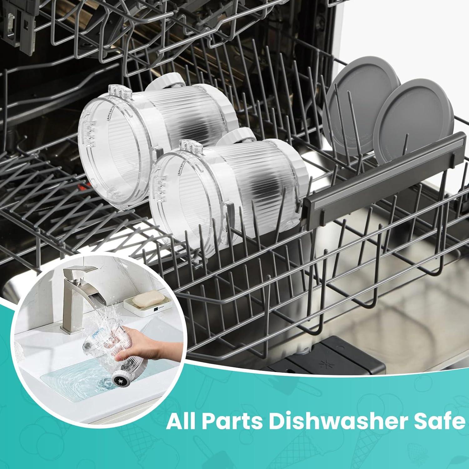 Paquete de 2 Pints Ninja Creami NC700 con Tapas Reemplazo