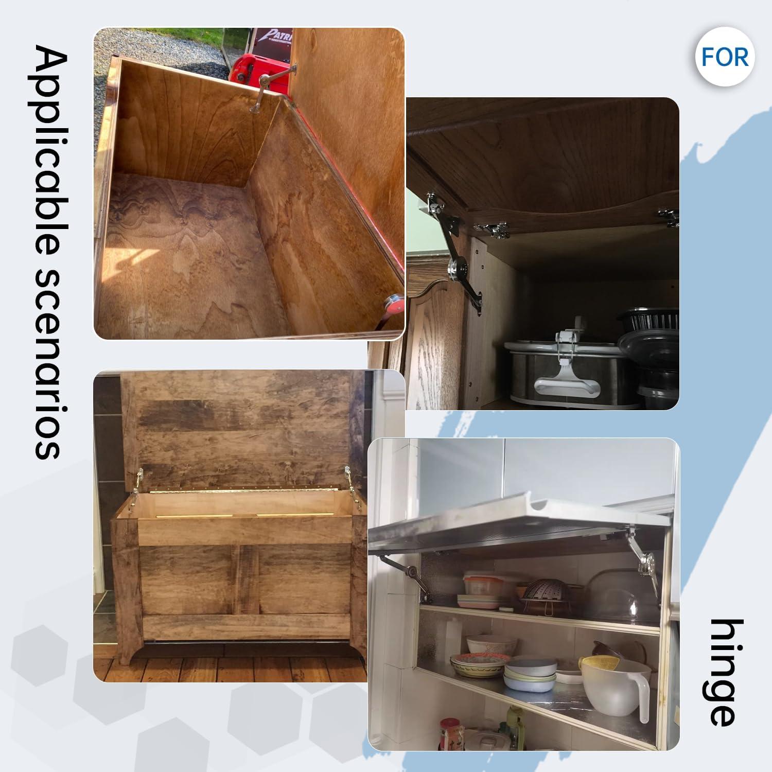 Bisagras fijas para tapas de madera XBLWIN 1 paquete 357g