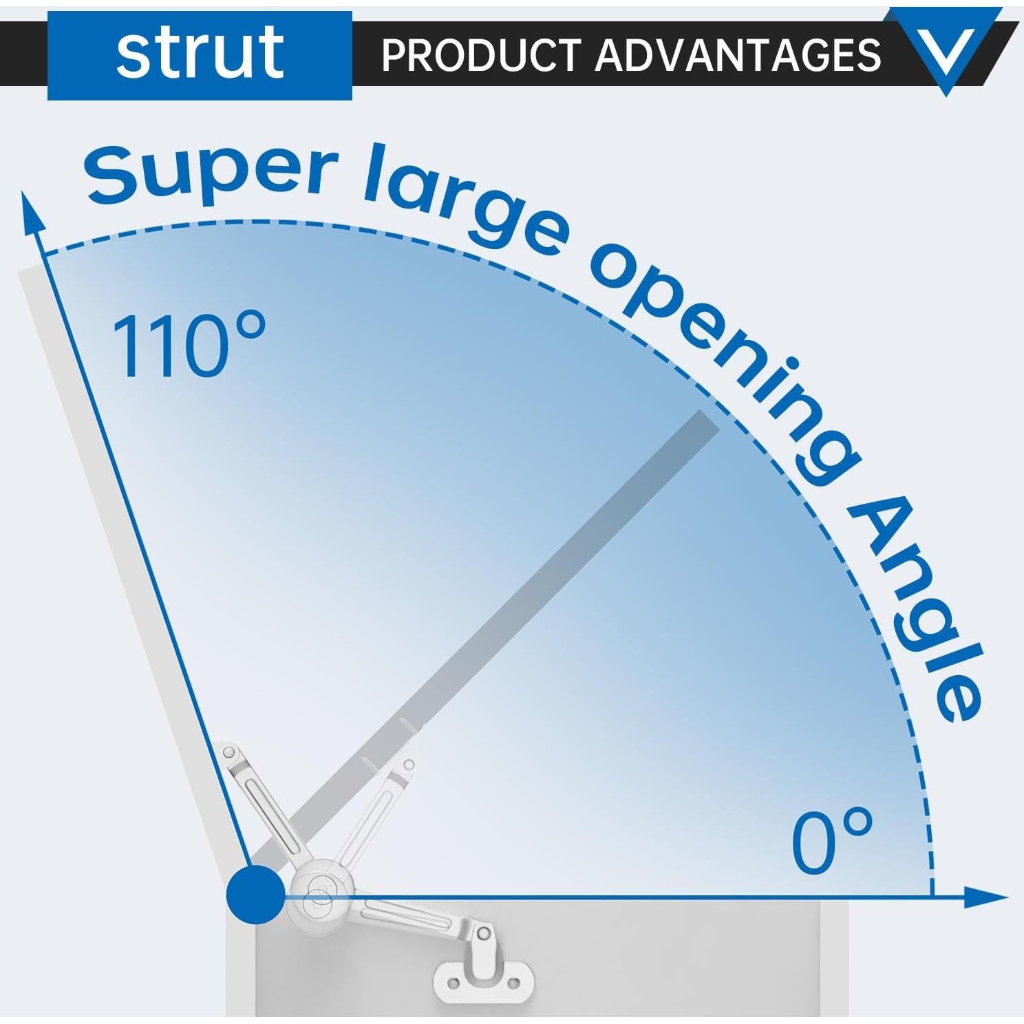 Bisagras fijas para tapas de madera XBLWIN 1 paquete 357g