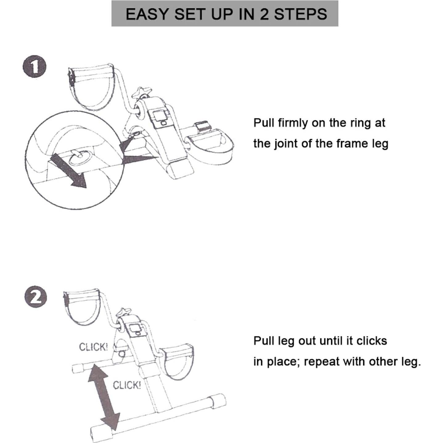 Ejercitador de Pedales Plegable Uten UTEN-BIKE-X1458