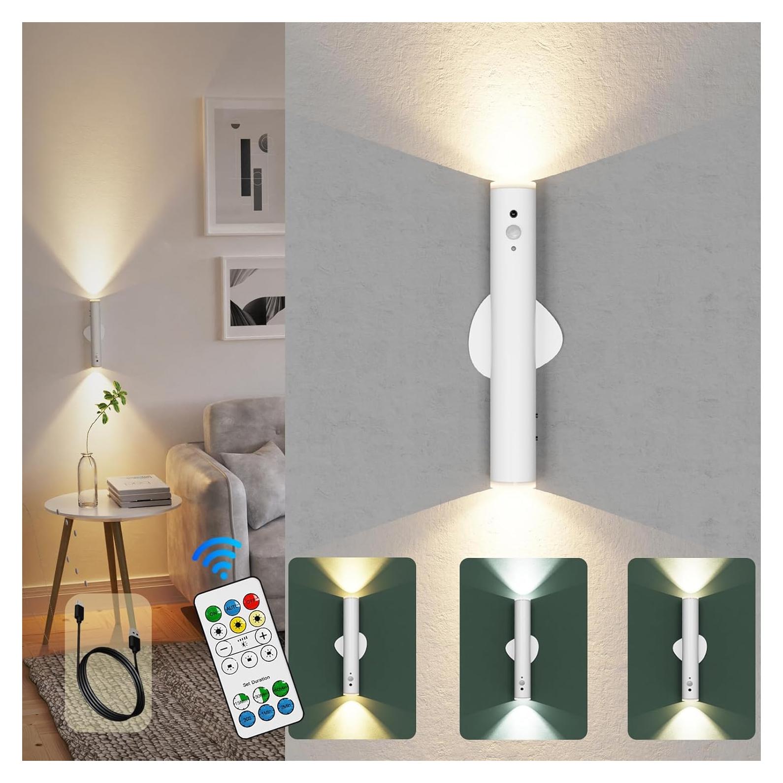 Aplique de Pared LED Recargable LYTARA con Control Remoto 1 pieza