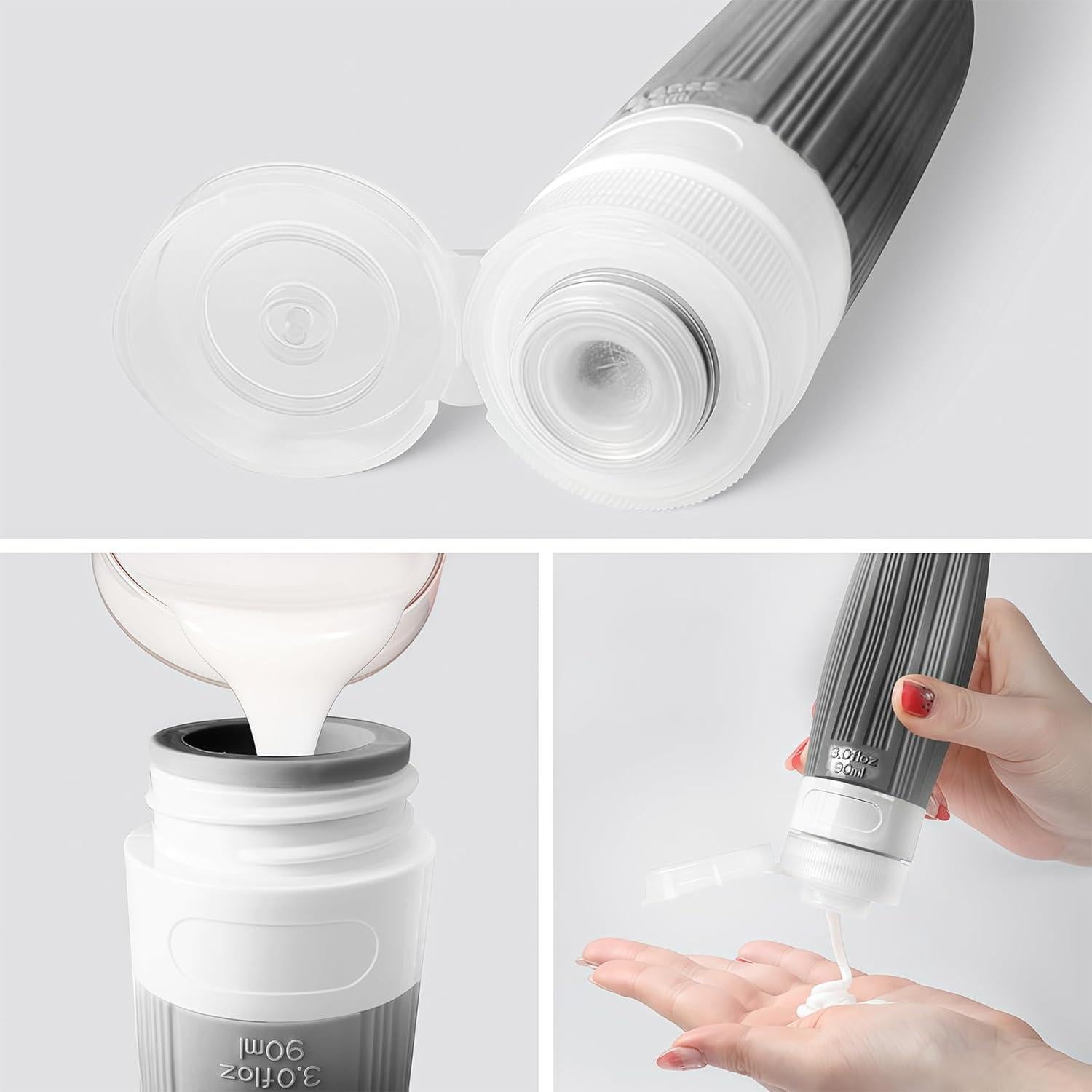 Set de Botellas de Viaje Huamemostyle 14 Piezas Aprobado TSA