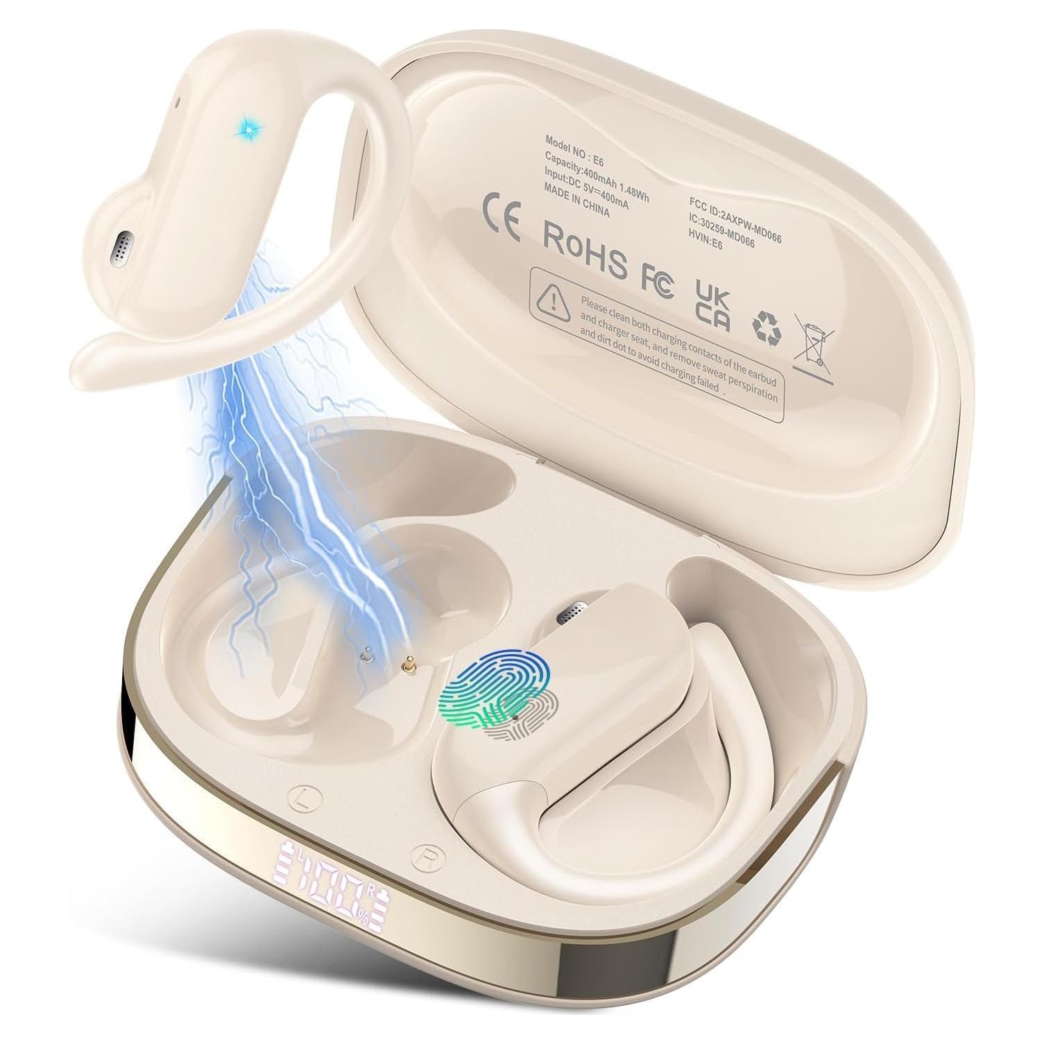 Auriculares Bluetooth DUSONLAP E6 Inalámbricos 32H IPX7 Estéreo