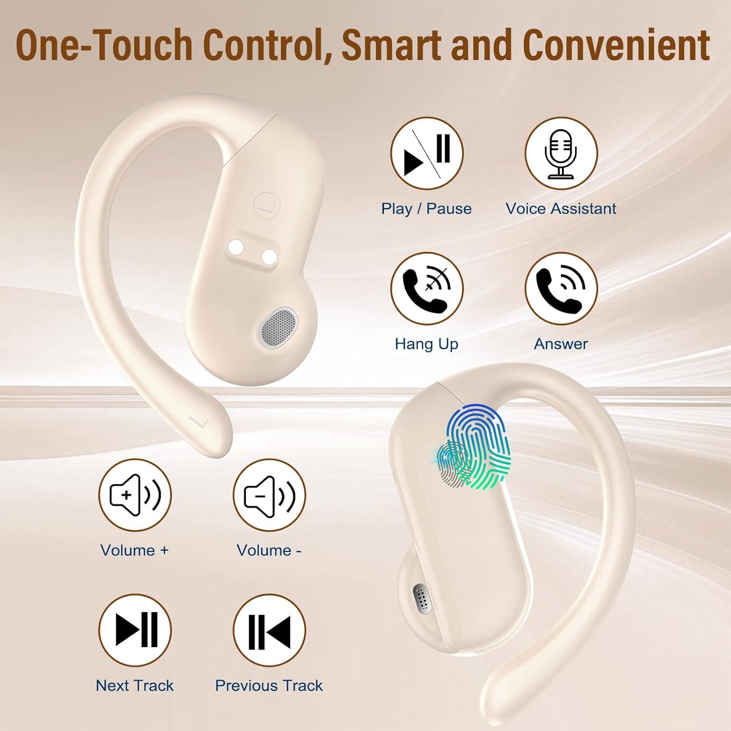 Auriculares Bluetooth DUSONLAP E6 Inalámbricos 32H IPX7 Estéreo