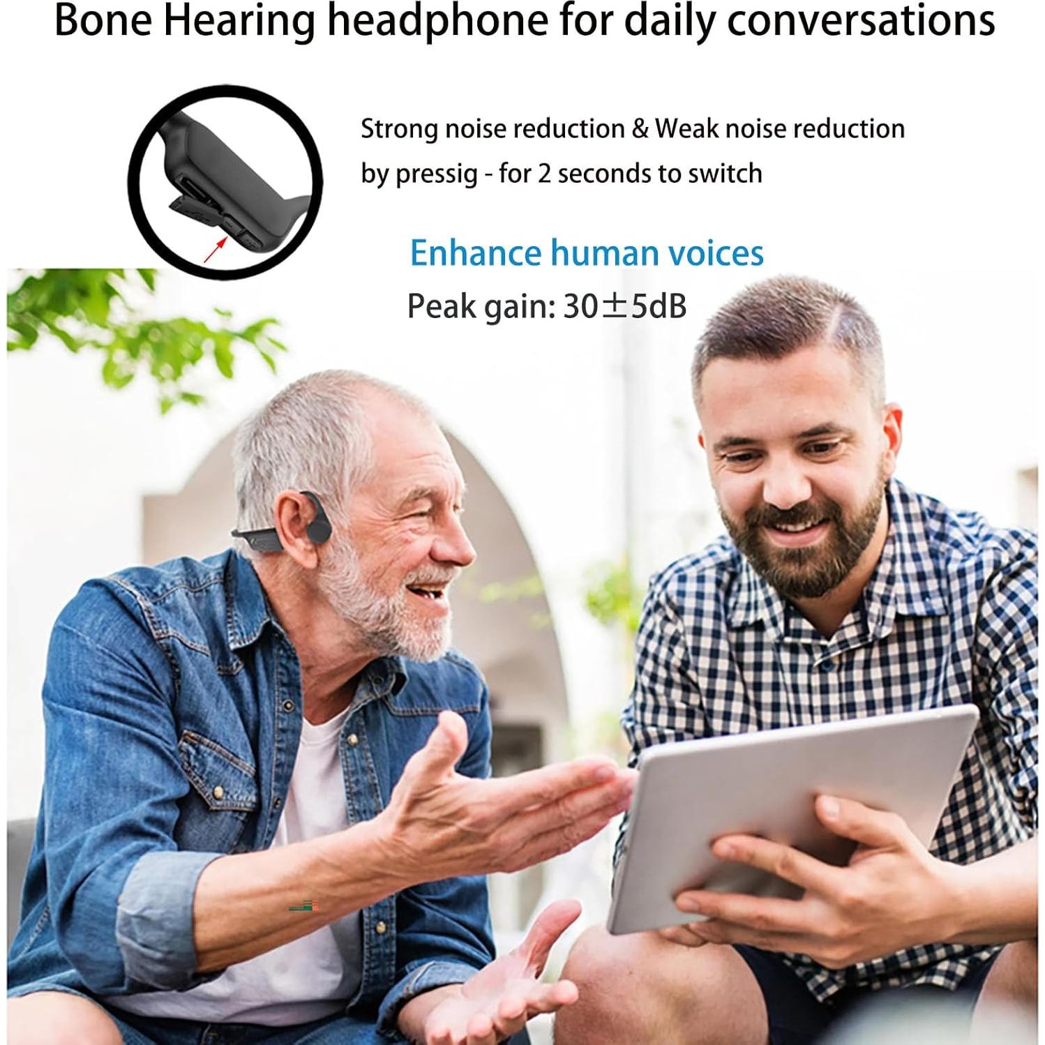 Auriculares Bluetooth Beisidi SoneHearing S1 Conducción Ósea 15H