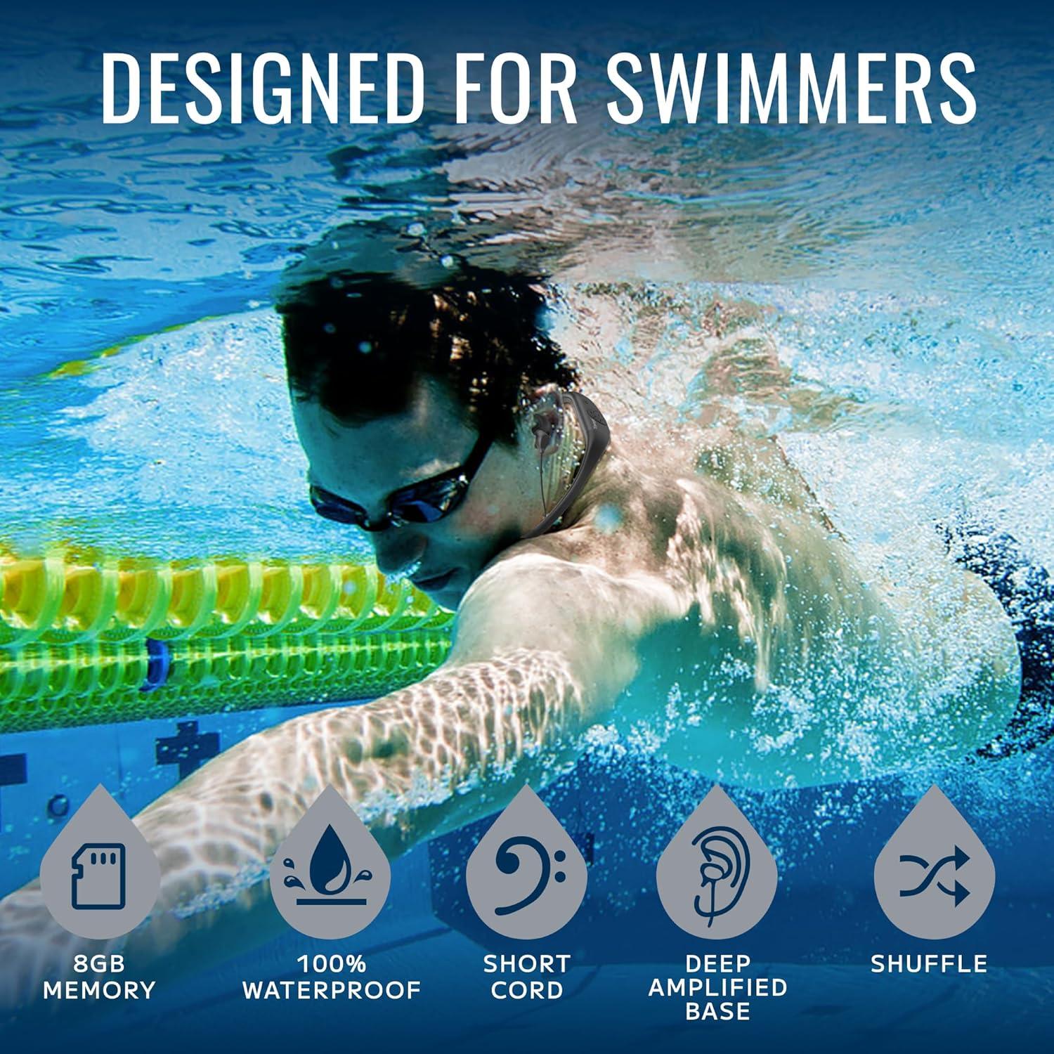 Reproductor MP3 Impermeable Tayogo W16 8GB para Natación