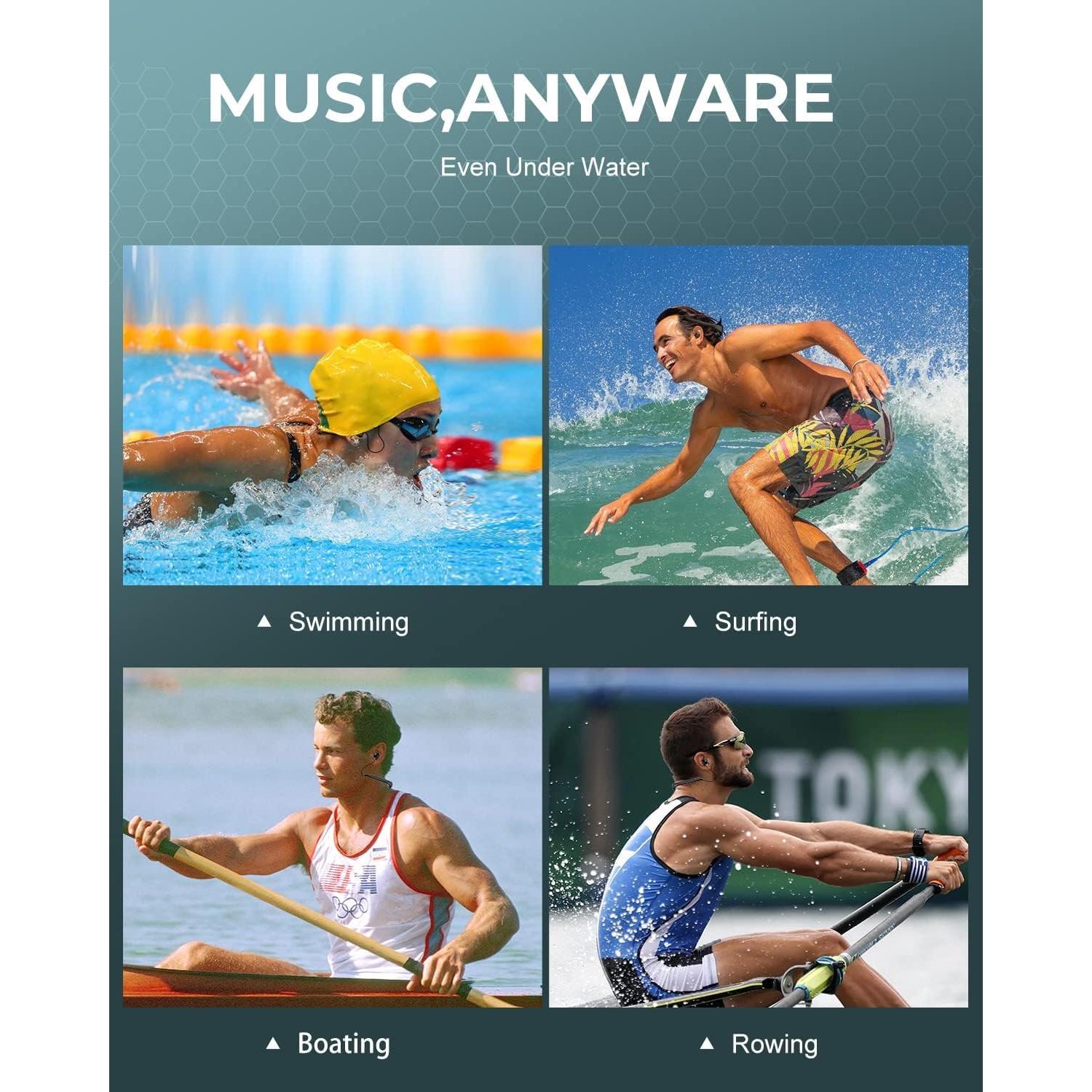 Reproductor MP3 Impermeable Tayogo W16 8GB para Natación