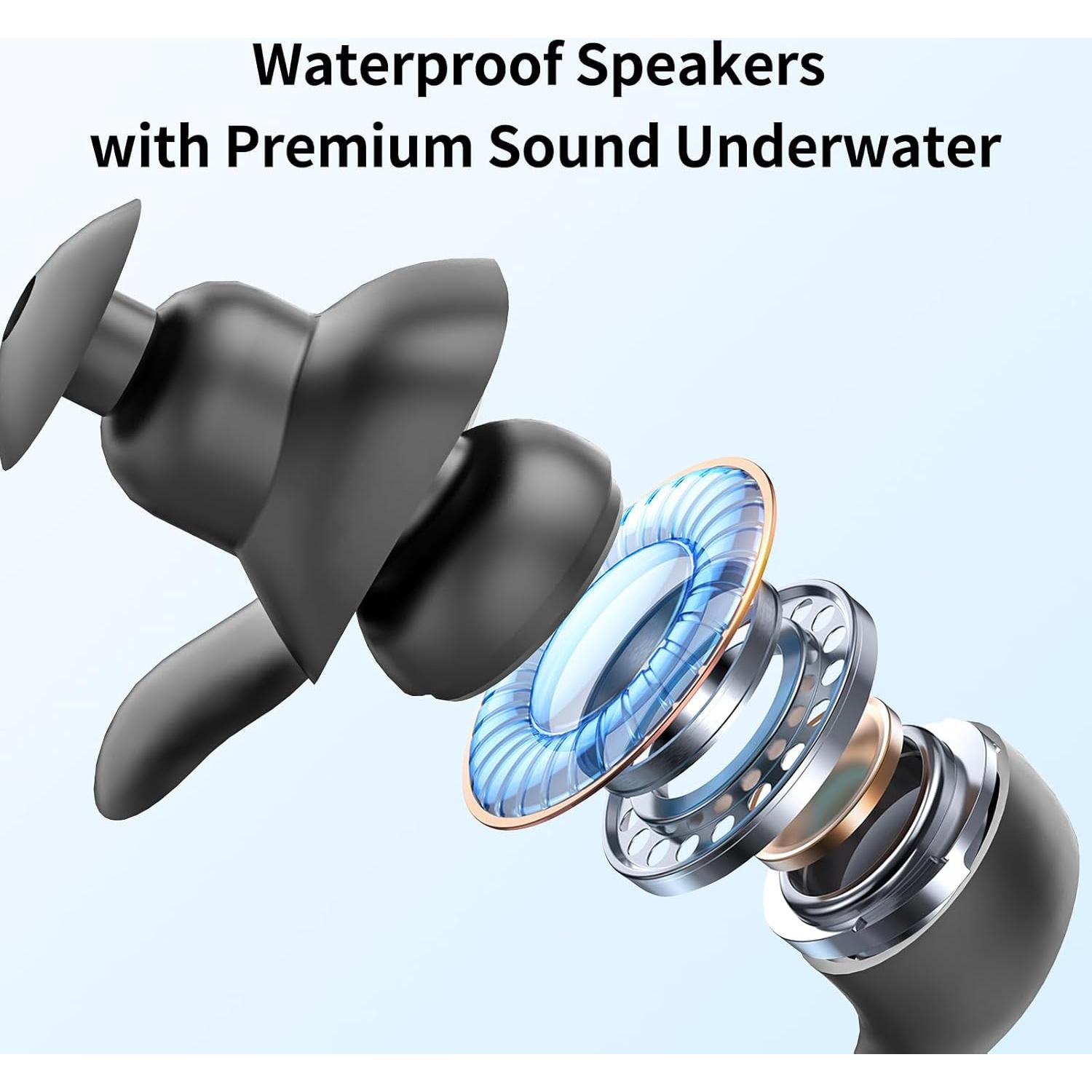Reproductor MP3 a Prueba de Agua Tayogo W18 32GB Bluetooth 5.4