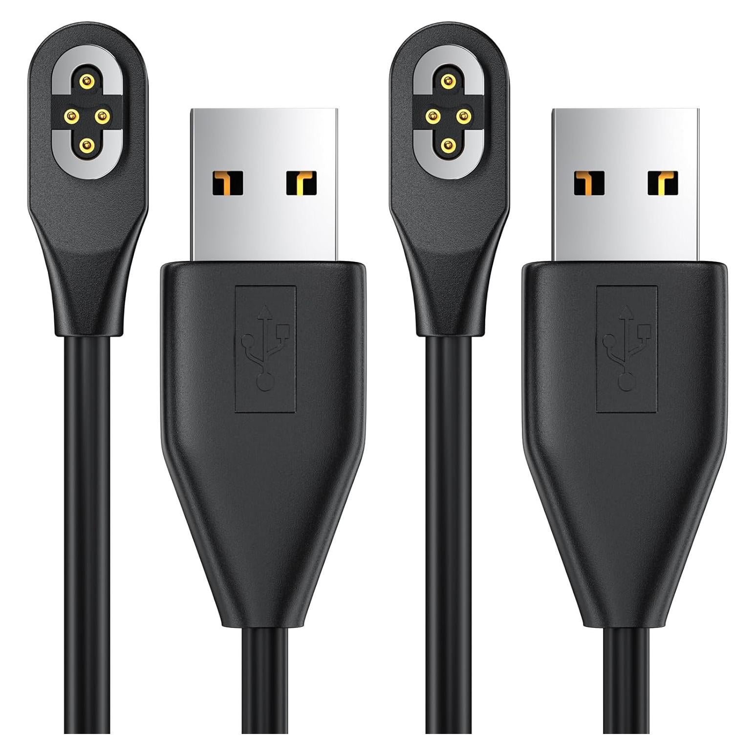 Cable de Carga Magnético USB 4 Pines para Shokz OpenSwim Pro S710 - 2 Pack 1.01m