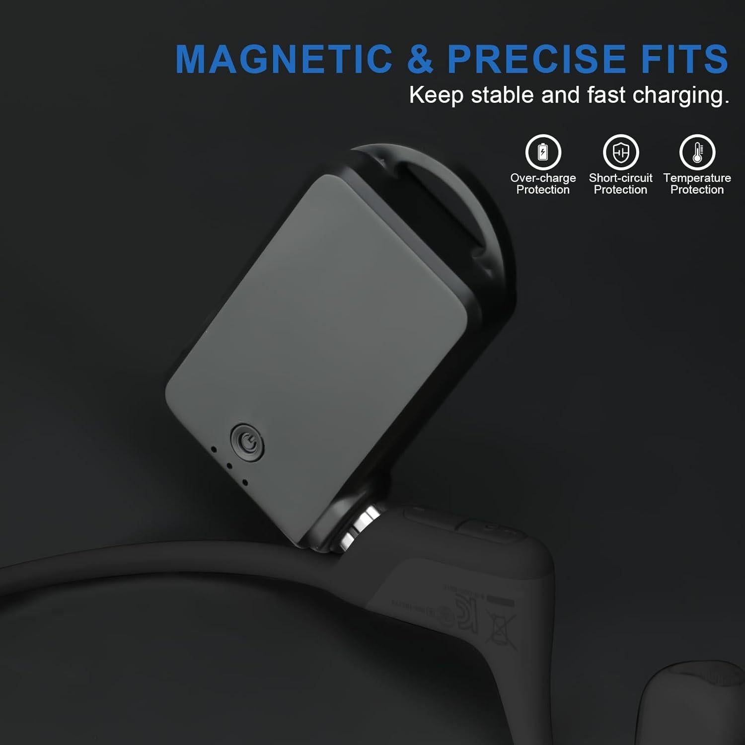 Cargador Inalámbrico Portátil Shokz 600mAh para Auriculares