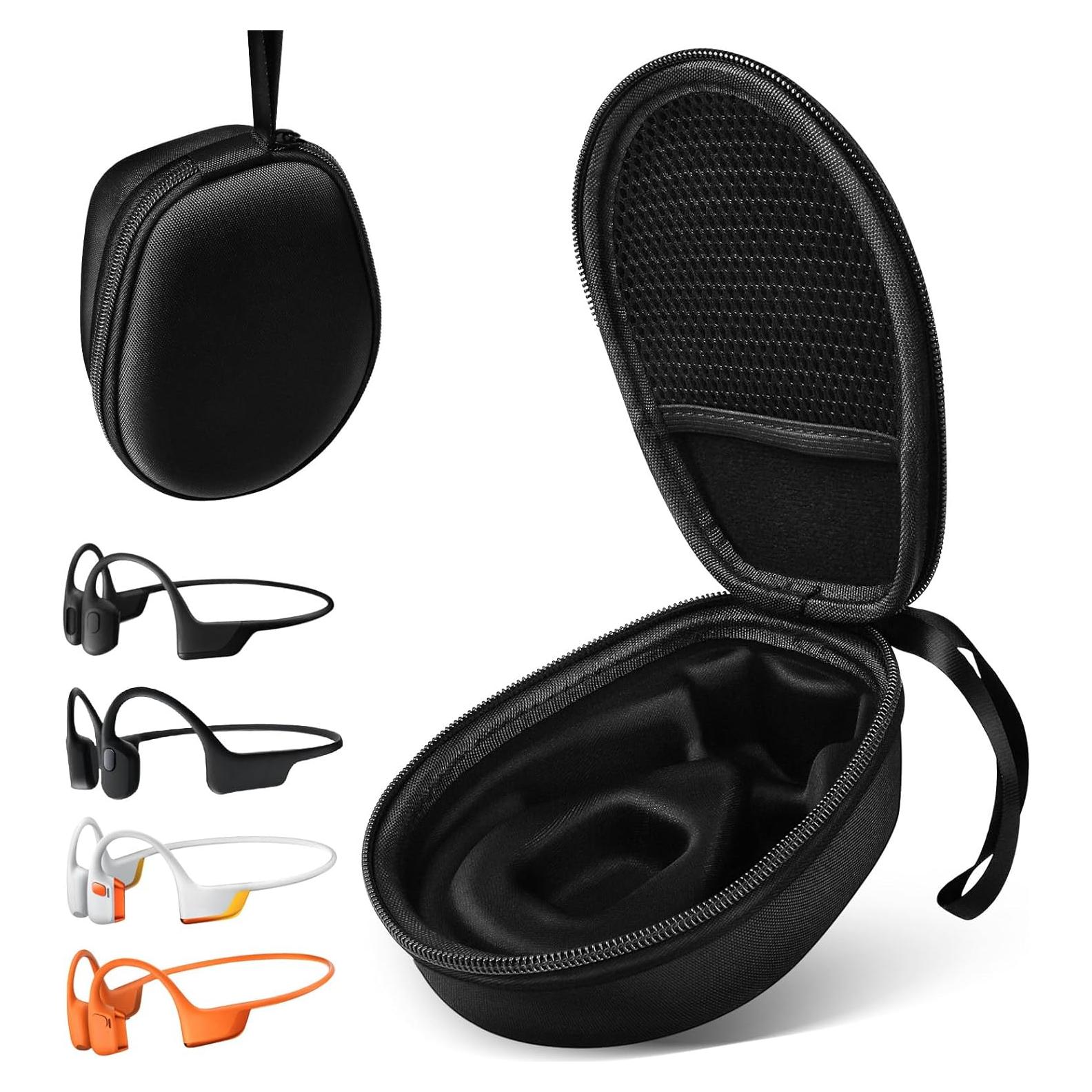 Funda Dura iMangoo para Auriculares SHOKZ OpenRun Pro 2 Negra