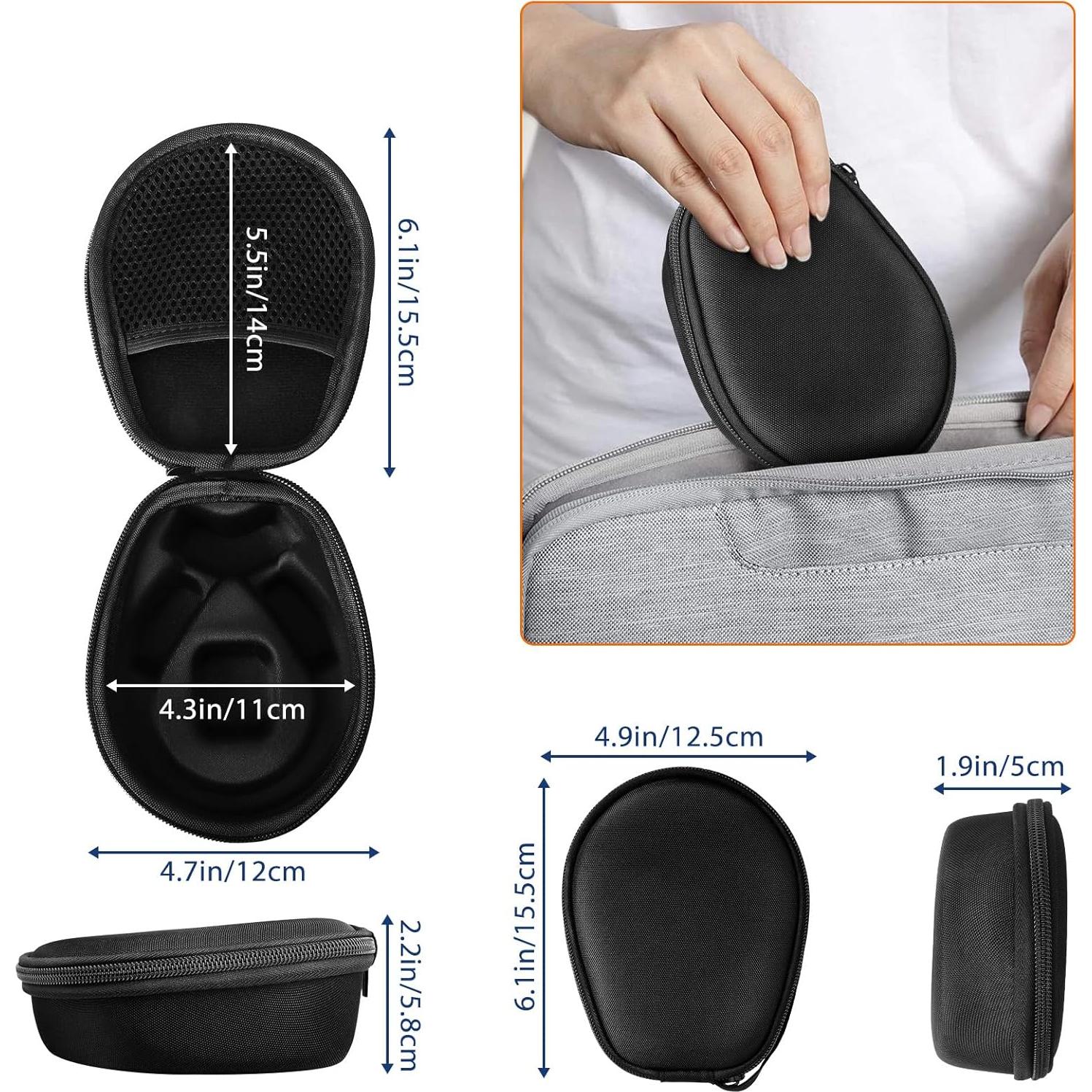 Funda Dura iMangoo para Auriculares SHOKZ OpenRun Pro 2 Negra