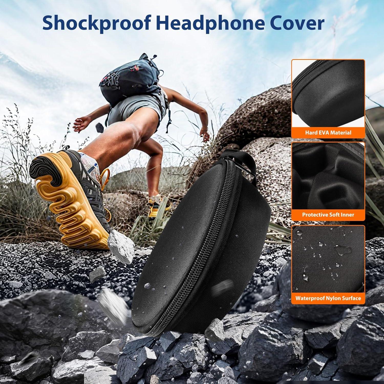 Funda Dura iMangoo para Auriculares SHOKZ OpenRun Pro 2 Negra