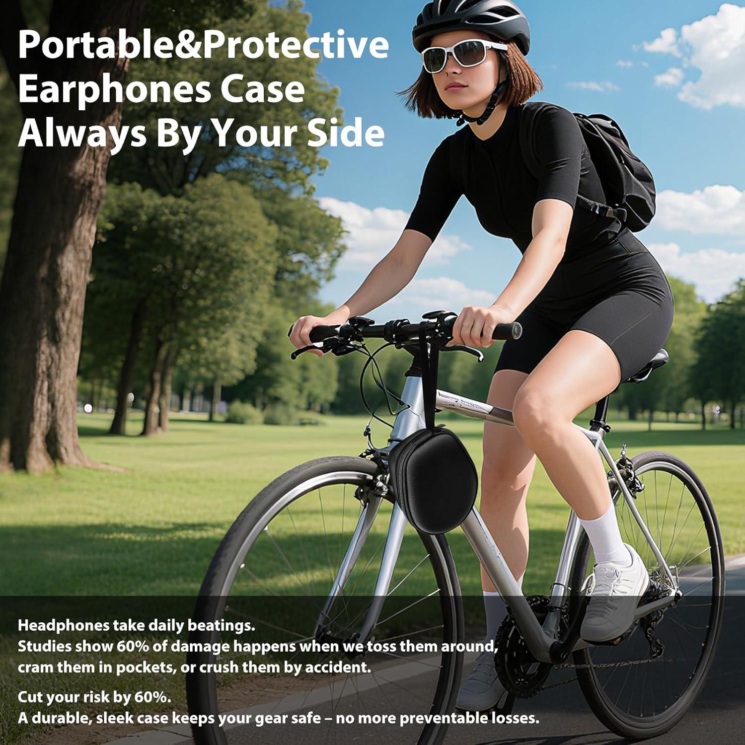 Funda Dura iMangoo para Auriculares SHOKZ OpenRun Pro 2 Negra