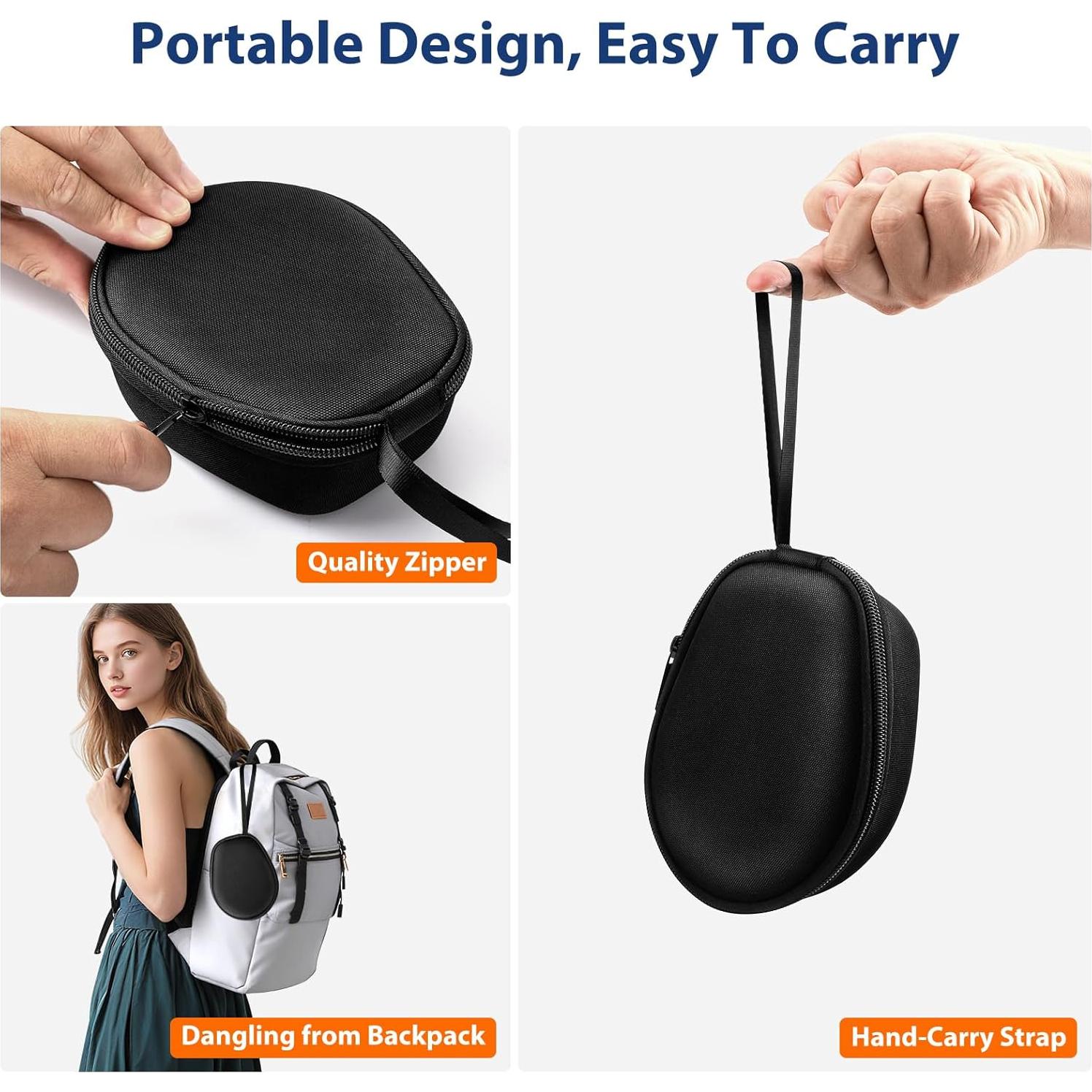 Funda Dura iMangoo para Auriculares SHOKZ OpenRun Pro 2 Negra