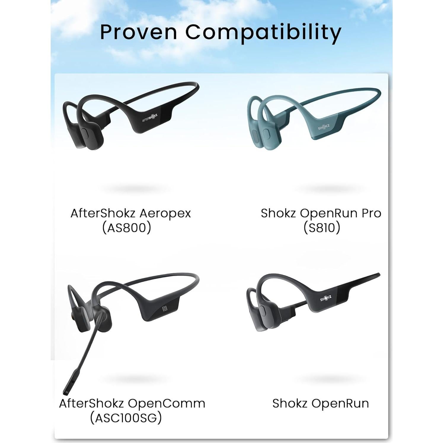 Cable de Carga USB A Sinoacc 1m para Auriculares Shokz